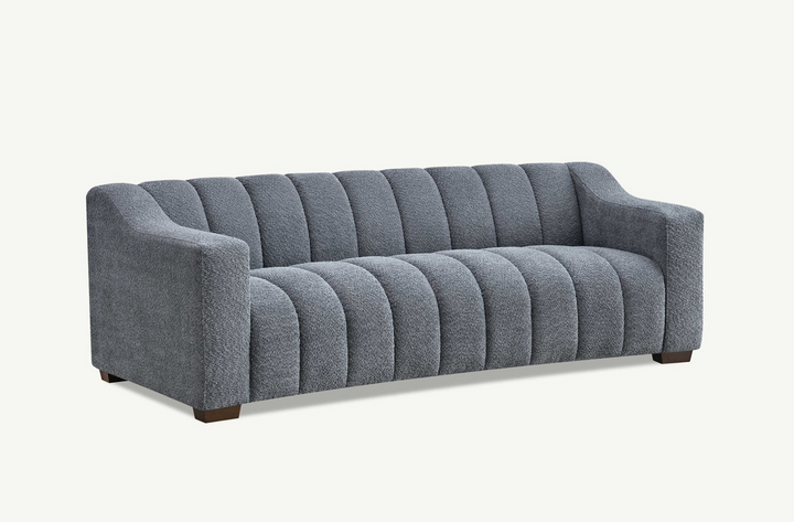 Aluxo Astoria 3 Seater Sofa in Iron Boucle Fabric| Three Seater Sofa | 3 Seater Sofa | Sofas