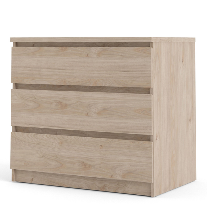 Brook Chest of 3 Drawers in Jackson Hickory Oak | Chest of Drawers | Drawers 