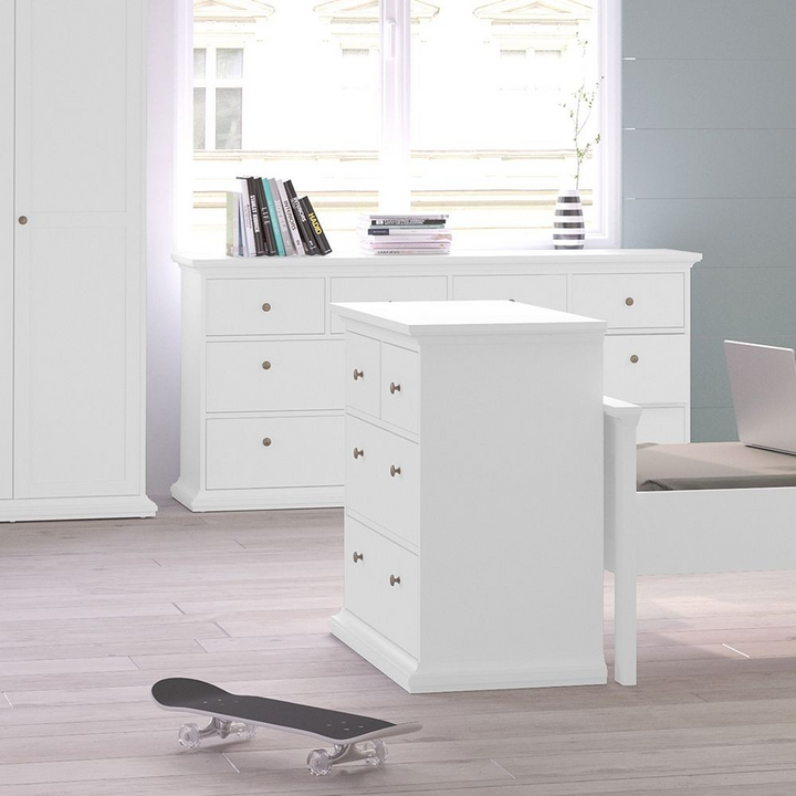 Solihull Chest of 4 Drawers in White | Chest of Drawers | Drawers 