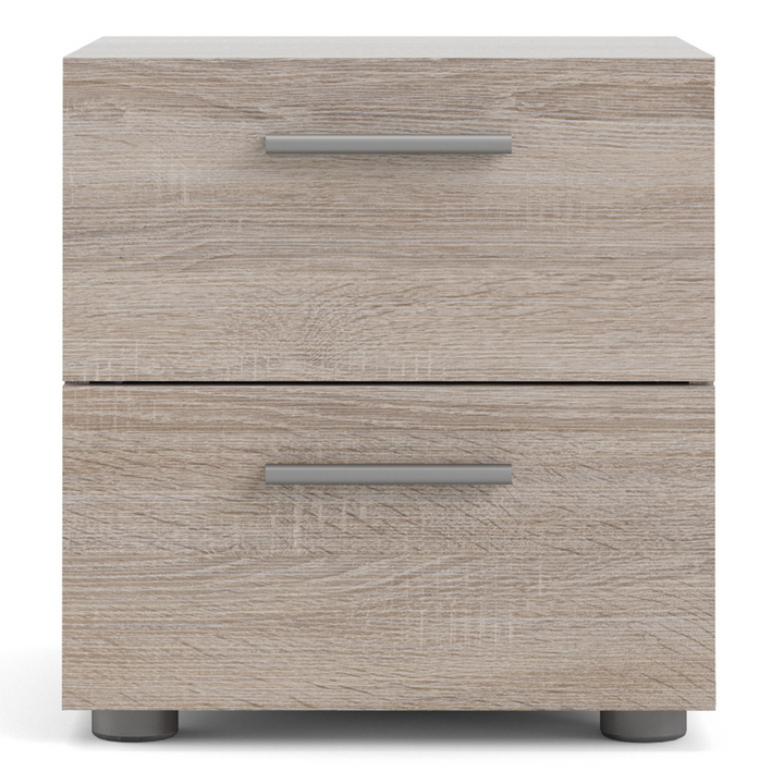 Ende Bedside 2 Drawers in Truffle Oak | Bedside Cabinet | Bedside Cabinets | Bedroom Cabinet