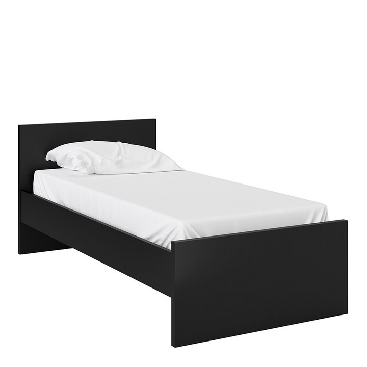 Brixton Single Bed 3ft (90 x 190) in Black Matt | Beds | Single Bed