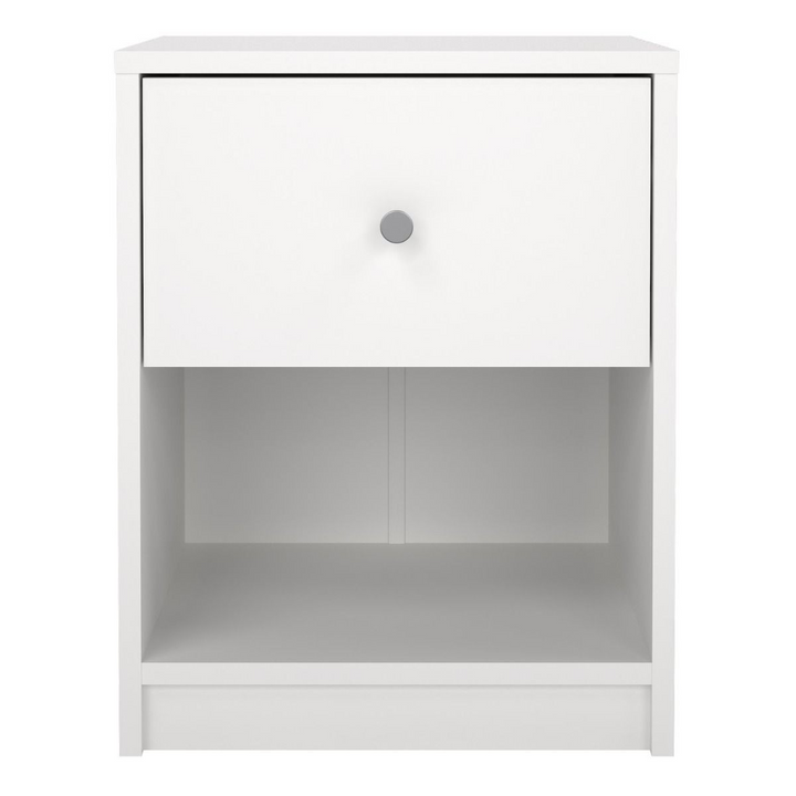 Shenley Bedside 1 Drawer in White | Bedside Cabinet | Bedside Cabinets | Bedroom Cabinet