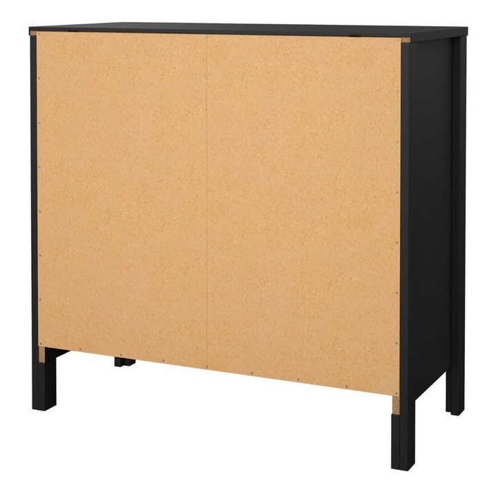 Droitwich Chest 3 Drawers in Matt Black | Chest of Drawers | Drawers 