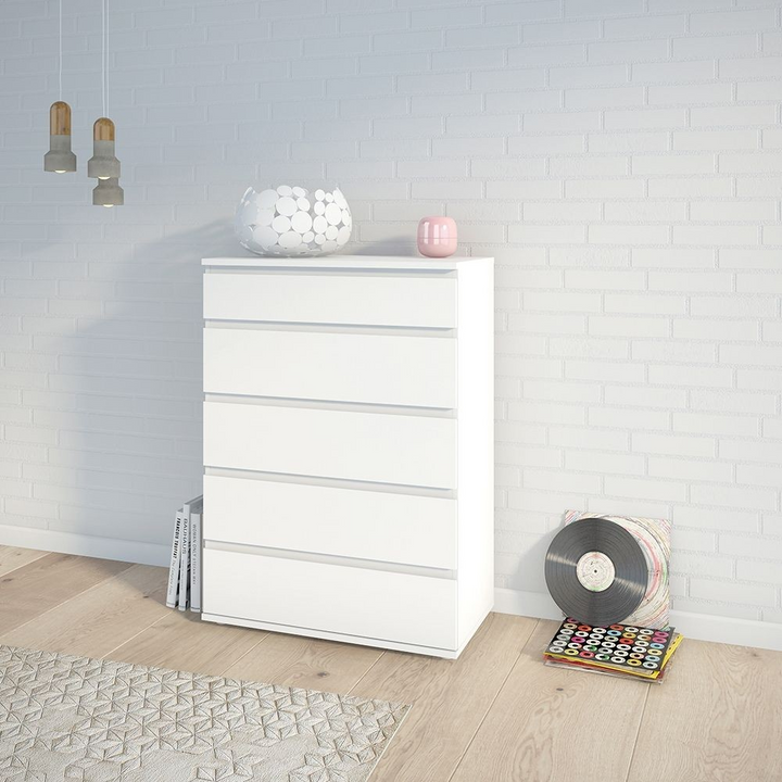 Bury Chest of 5 Drawers in White | Chest of Drawers | Drawers 