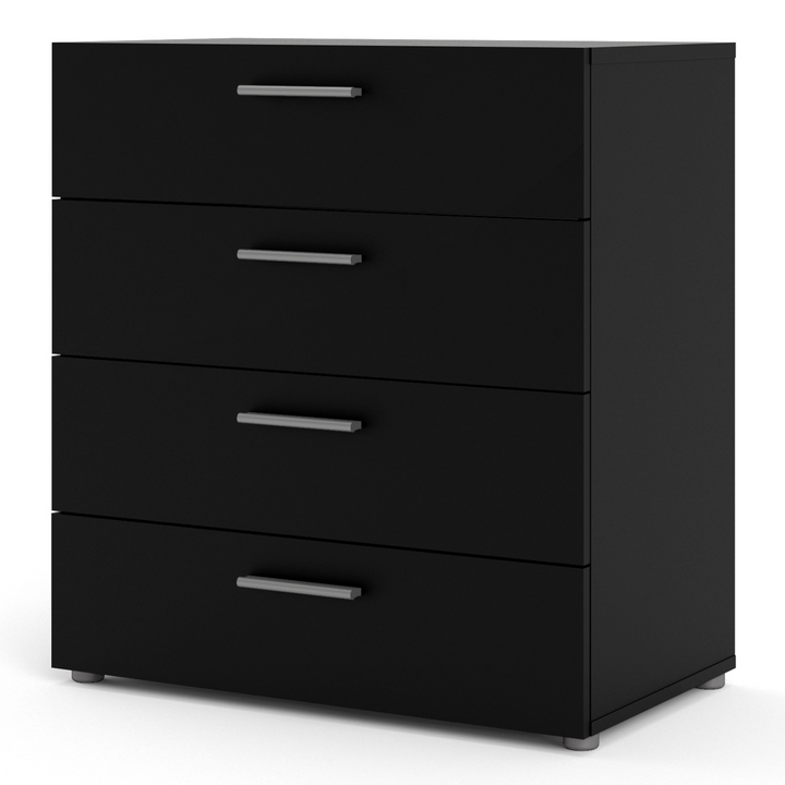 Ende Chest of 4 Drawers in Black | Chest of Drawers | Drawers 