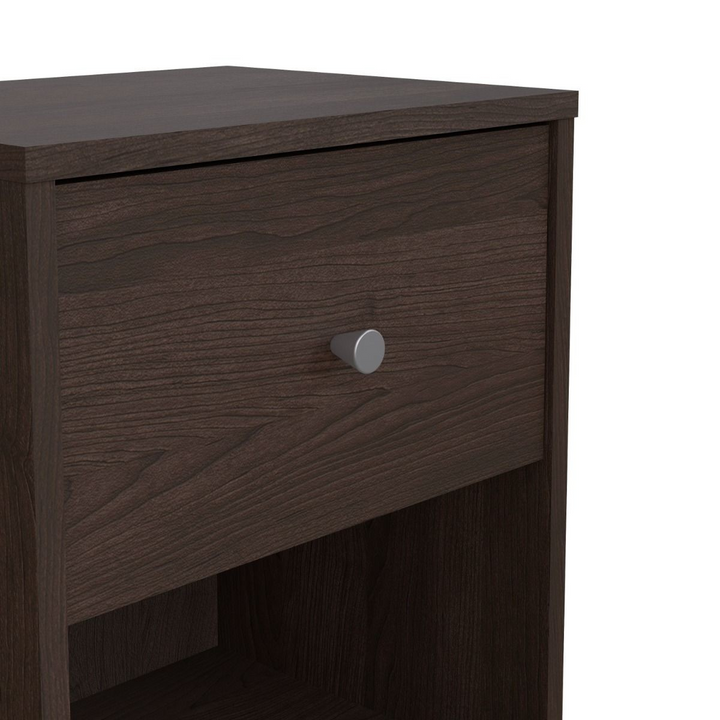 Shenley Bedside 1 Drawer in Coffee | Bedside Cabinet | Bedside Cabinets | Bedroom Cabinet