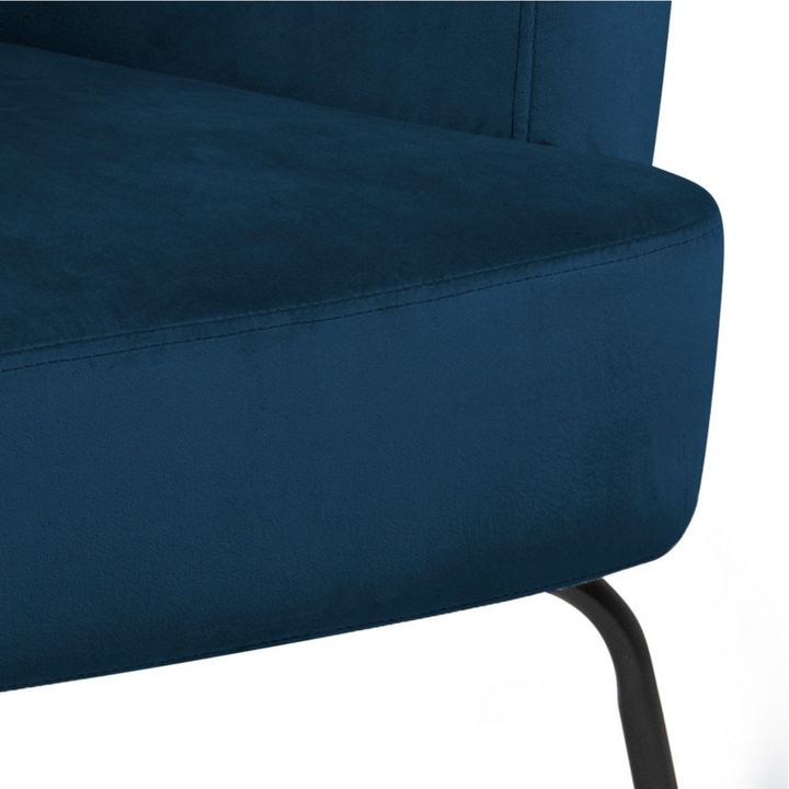 Llanelli Lounge Chair in Navy Blue | Lounge Chair | Lounge Chairs