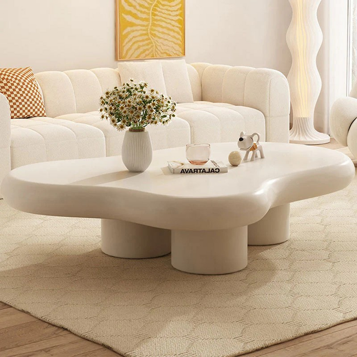 Ealing Quintus Coffee Table, Cream | Coffee Table | Tea Table 