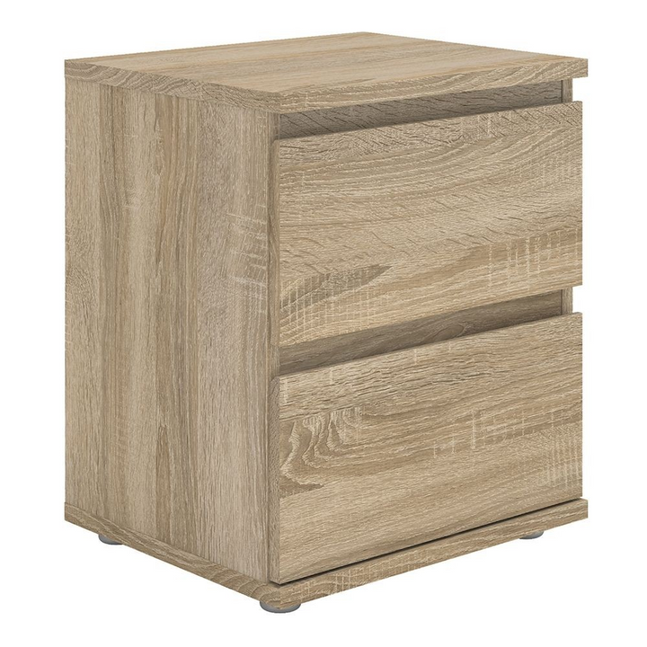 Bury Bedside 2 Drawer in Oak | Bedside Cabinet | Bedside Cabinets | Bedroom Cabinet