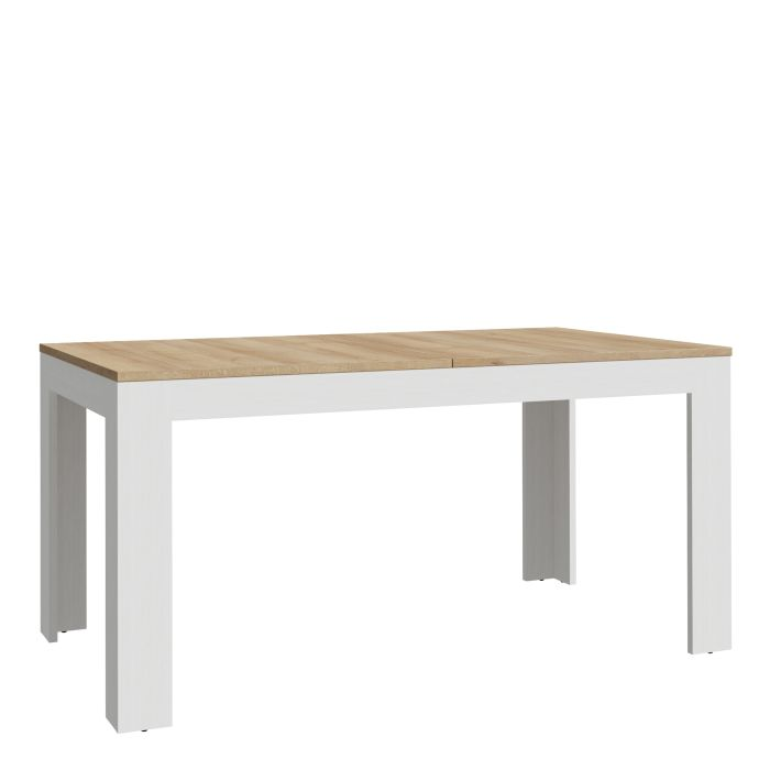 Hitchin Extending Dining Table 160-207cm in Riviera Oak/White | Dining Table