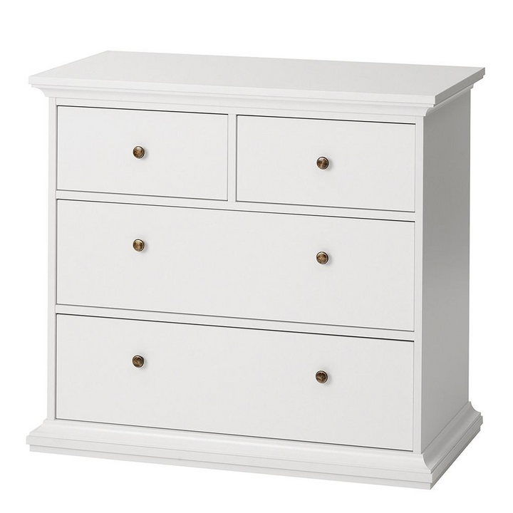 Solihull Chest of 4 Drawers in White | Chest of Drawers | Drawers 