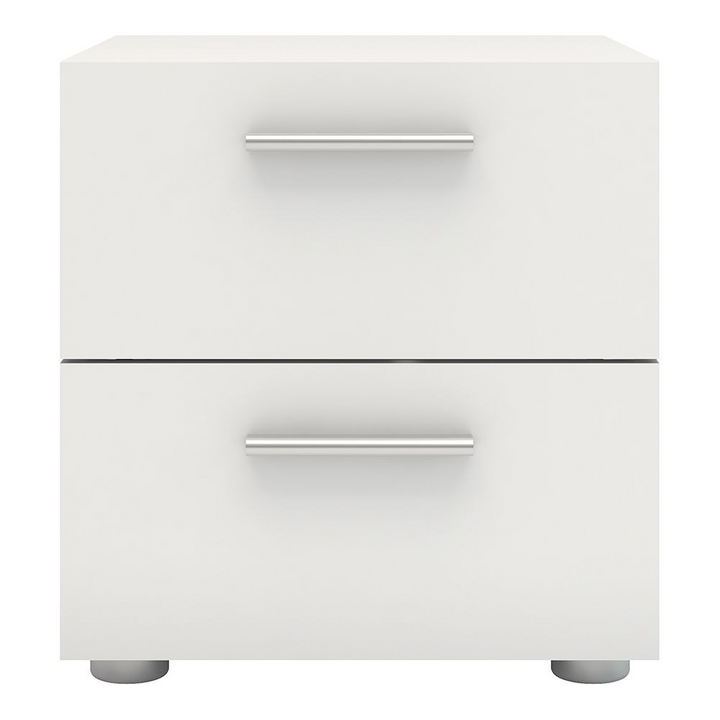 Ende Bedside 2 Drawers in White | Bedside Cabinet | Bedside Cabinets | Bedroom Cabinet