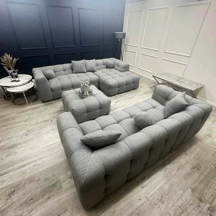 The Bubble Boucle Corner Sofa| Three Seater Sofa | 3 Seater Sofa | Corner Sofas | Sofas