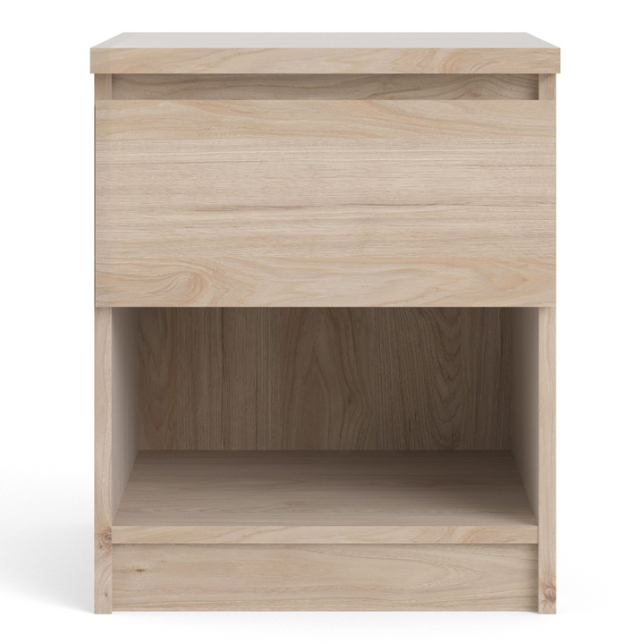 Brook Bedside 1 Drawer 1 Shelf in Jackson Hickory Oak | Bedside Cabinet | Bedside Cabinets | Bedroom Cabinet