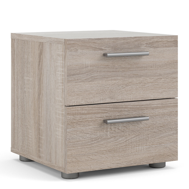 Ende Bedside 2 Drawers in Truffle Oak | Bedside Cabinet | Bedside Cabinets | Bedroom Cabinet