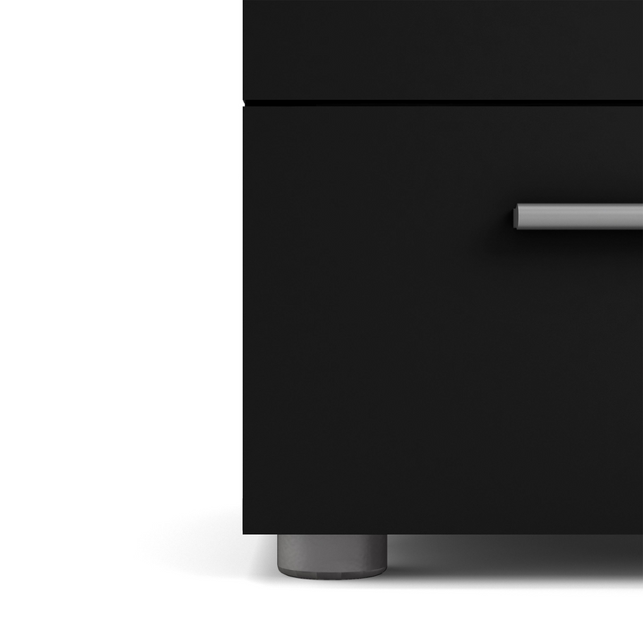 Ende Bedside 2 Drawers in Black | Bedside Cabinet | Bedside Cabinets | Bedroom Cabinet