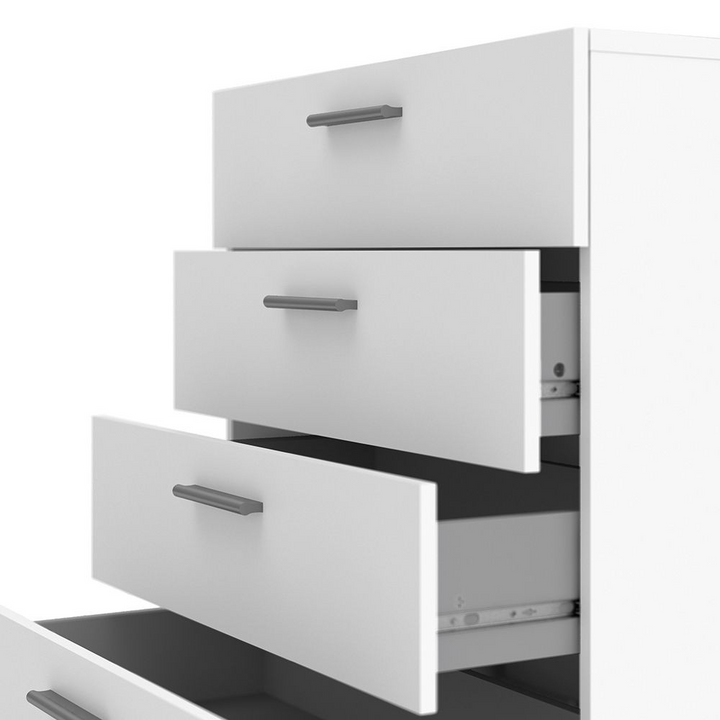 Ende Chest of 4 Drawers in White | Chest of Drawers | Drawers 