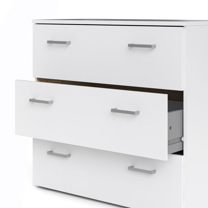 Longton Chest of 3 Drawers in White | Chest of Drawers | Drawers 