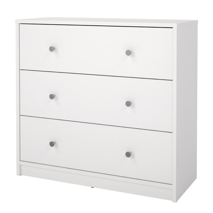 Shenley Chest of 3 Drawers in White | Chest of Drawers | Drawers 