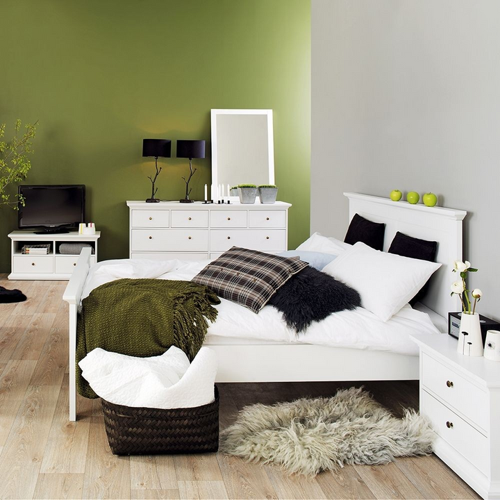 Solihull Double Bed (140 x 200) in White | Beds | Double Bed