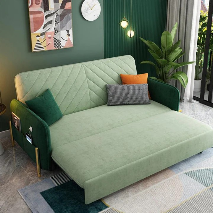 Southall Two Seater Sofa Bed, Green | Sofa Bed | 2 Seater Sofa | Sofa | Two Seater Sofa Bed