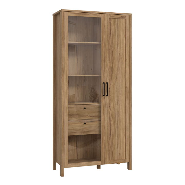 Magna Brun Display Cabinet in Waterford Oak | Dining Cabinet | Dining Cabinets