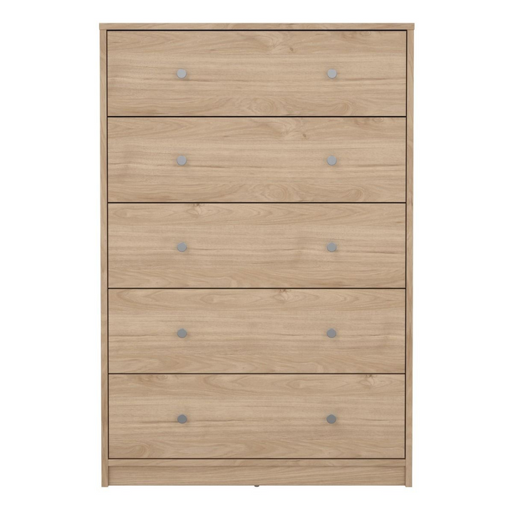 Shenley Chest of 5 Drawers in Jackson Hickory Oak | Chest of Drawers | Drawers 