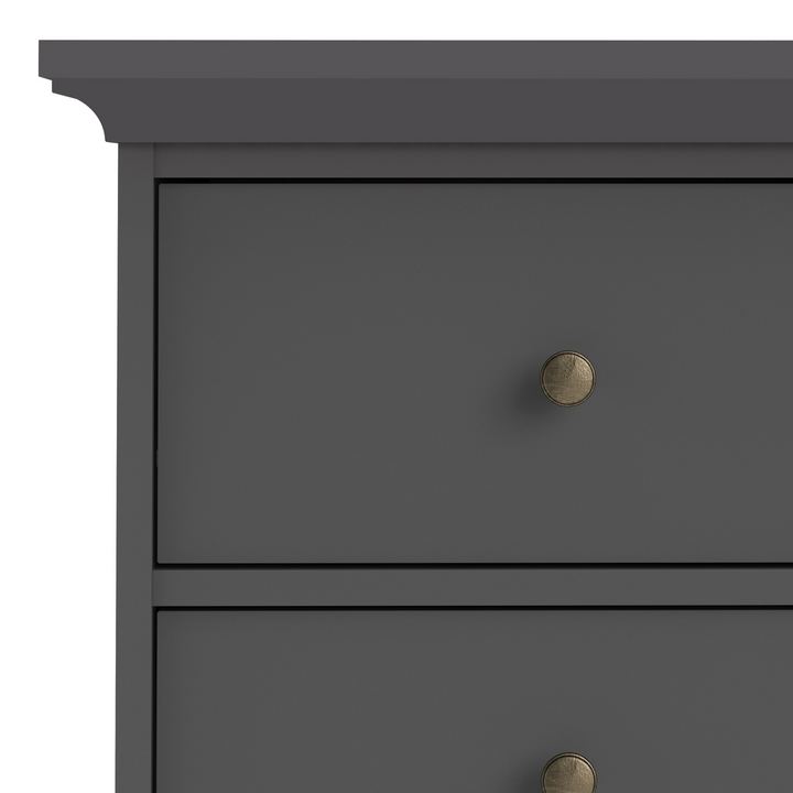 Solihull Chest of 6 Drawers in Matt Grey | Chest of Drawers | Drawers 