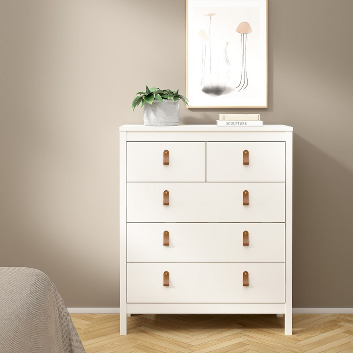 Droitwich Chest 3+2 Drawers in White | Chest of Drawers | Drawers 