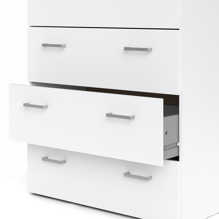 Longton Chest of 5 Drawers in White | Chest of Drawers | Drawers 