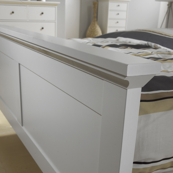 Solihull Super King Bed (180 x 200) in White | Beds | King Bed