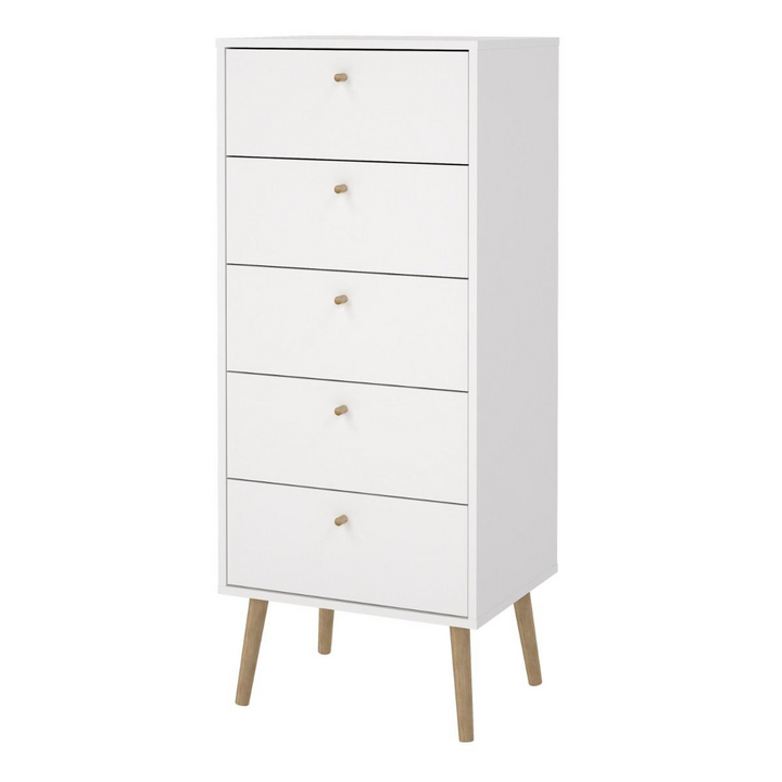 Darlaston Chest 5 Drawers White | Chest of Drawers | Drawers 