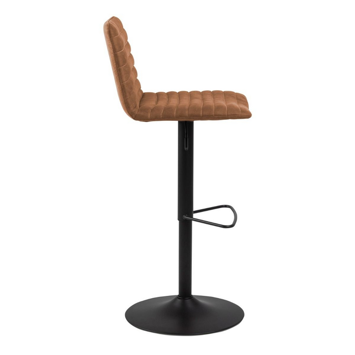 Kenton Bar Stool with Brown Fabric in Set of 2 | Bar Stools | Counter Stools | Bar & Counter Stools