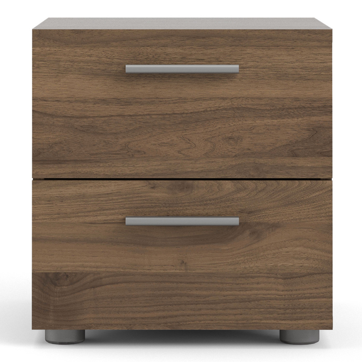 Ende Bedside 2 Drawers in Walnut | Bedside Cabinet | Bedside Cabinets | Bedroom Cabinet