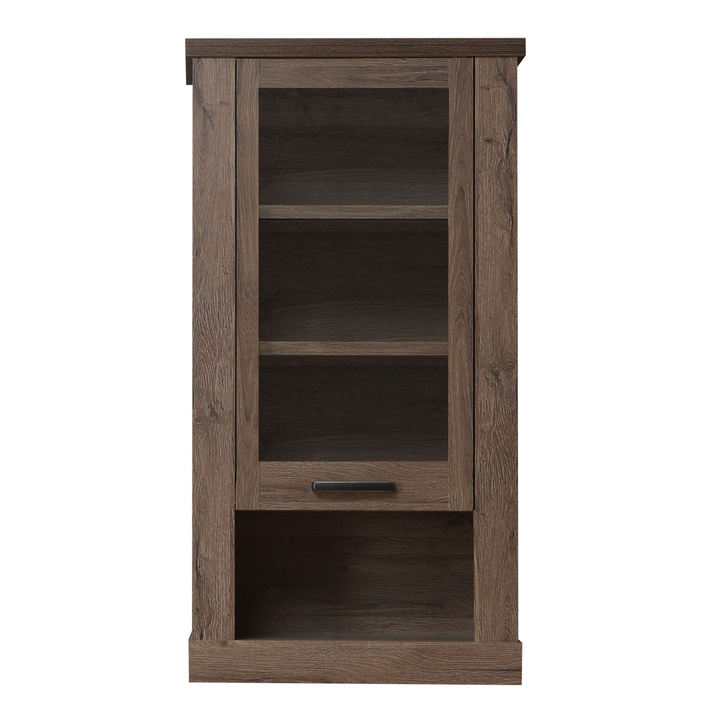 Chichester 1 Door Wall Display Cabinet in Tabak Oak | Dining Cabinet | Dining Cabinets