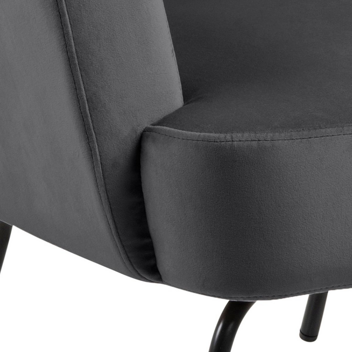 Llanelli Lounge Chair in Dark Grey | Lounge Chair | Lounge Chairs