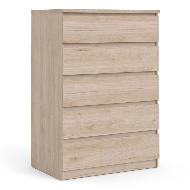 Brook Chest of 5 Drawers in Jackson Hickory Oak | Chest of Drawers | Drawers 