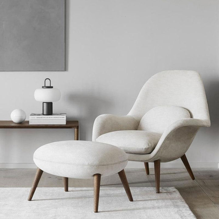 Declan Swoon Armchair And Footstool | Armchair | Arm Chair | Footstool