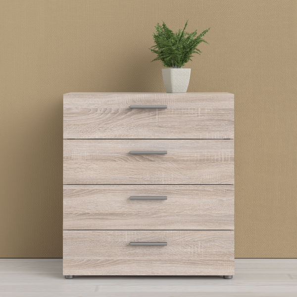 Ende Chest of 4 Drawers in Truffle Oak | Chest of Drawers | Drawers 