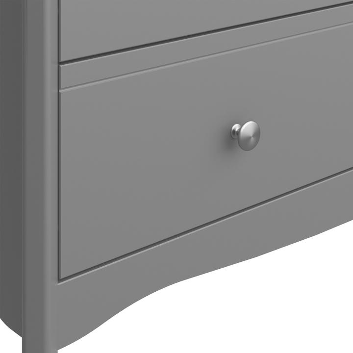 Bromsgrove 5 Drawer Narrow in Grey | Chest of Drawers | Drawers 