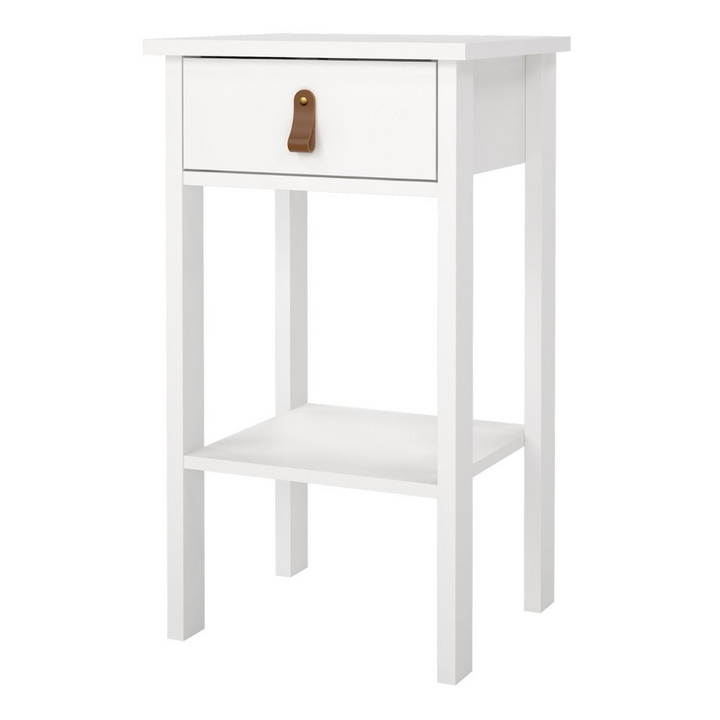 Droitwich Bedside Table with 1 Drawer in White | Bedside Cabinet | Bedside Cabinets | Bedroom Cabinet