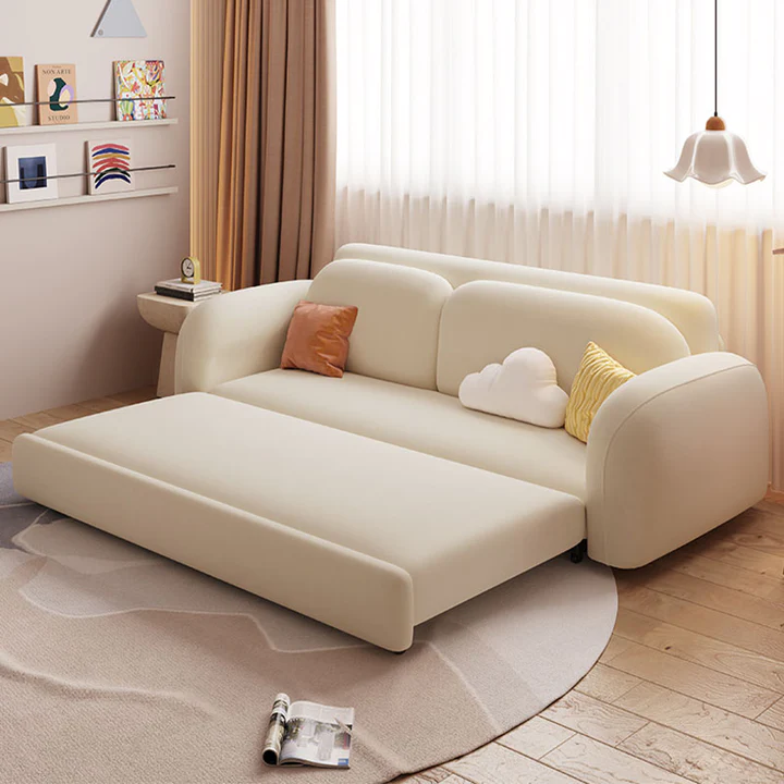 Farsley Cloud Two Seater Sofa Bed | Velvet Sofa Bed | Two Seater Sofa | Sofa Bed