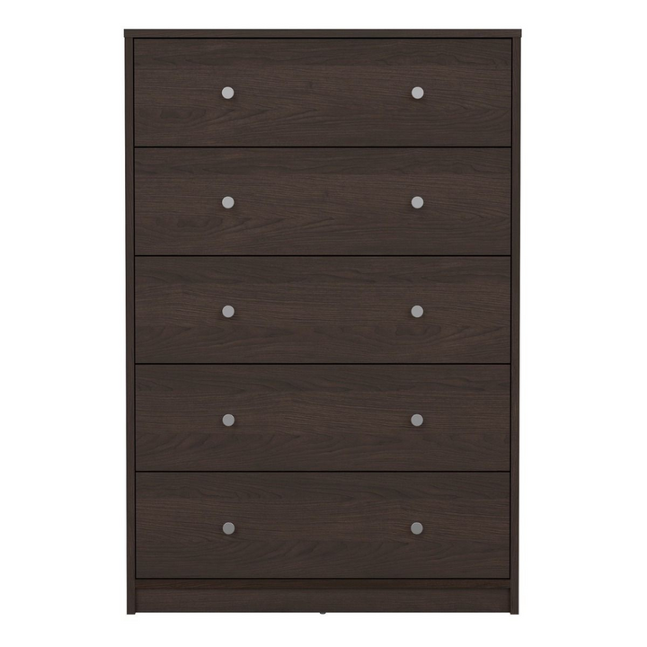 Shenley Chest of 5 Drawers in Coffee | Chest of Drawers | Drawers 