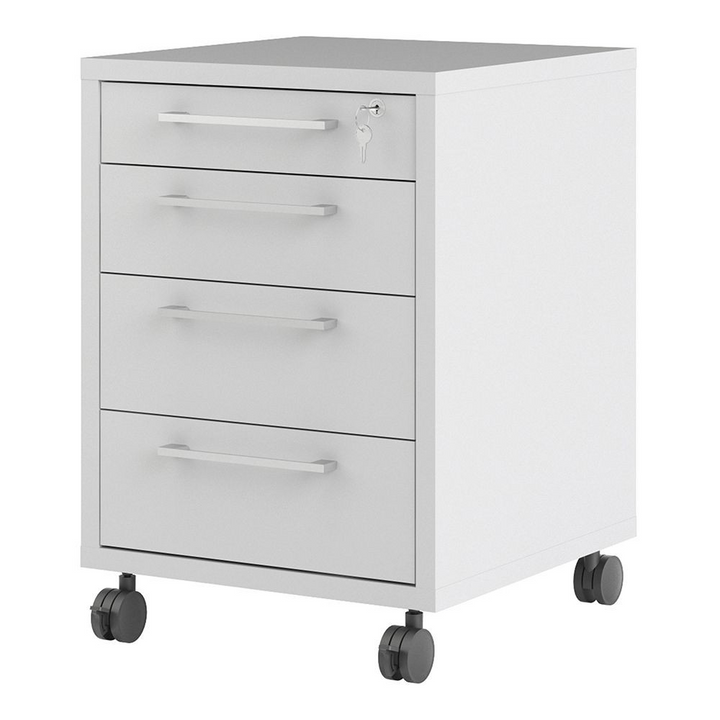 Beeston Mobile Cabinet in White | Living Room Cabinets | Living Room Cabinet