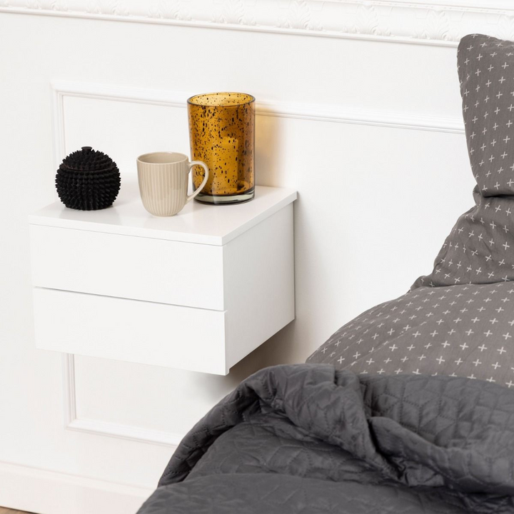 Airdrie Bedside Table with 2 Drawers | Bedside Cabinet | Bedside Cabinets | Bedroom Cabinet