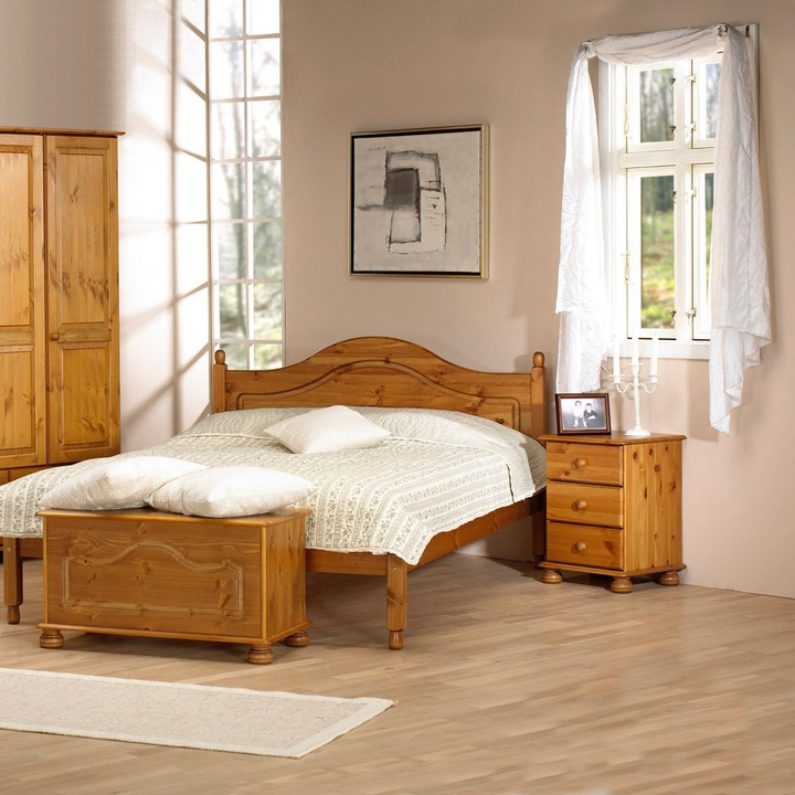 Consett 3 Drawer Bedside in Pine (Package of 2.) | Bedside Cabinet | Bedside Cabinets | Bedroom Cabinet