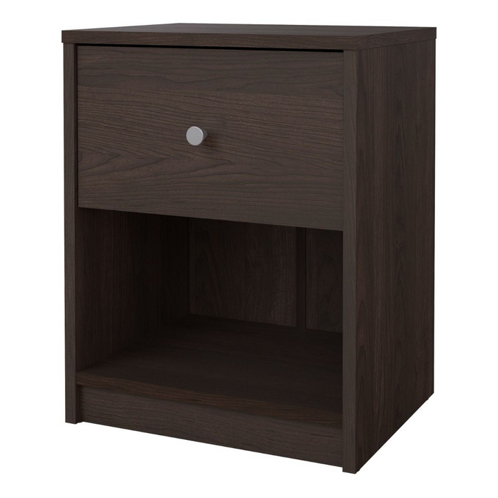 Shenley Bedside 1 Drawer in Coffee | Bedside Cabinet | Bedside Cabinets | Bedroom Cabinet