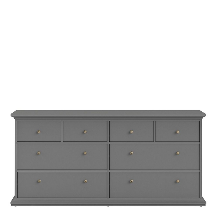 Solihull Chest of 8 Drawers in Matt Grey | Chest of Drawers | Drawers 