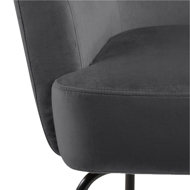 Llanelli Lounge Chair in Dark Grey | Lounge Chair | Lounge Chairs