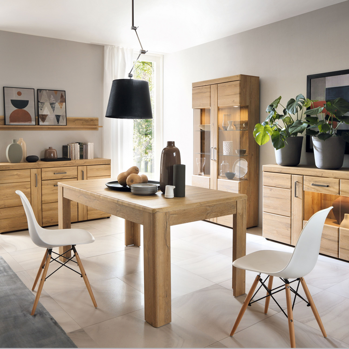 Pontypridd Extending Dining Table 160-200cm in Grandson Oak | Dining Table